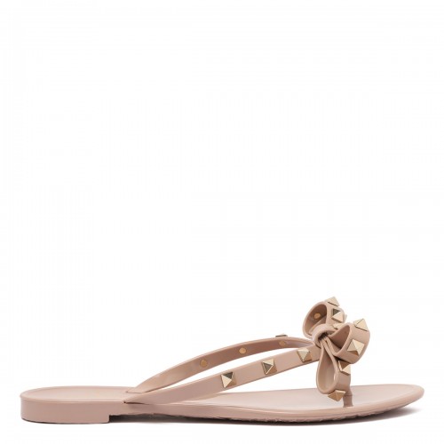 Rockstud rubber thong sandals