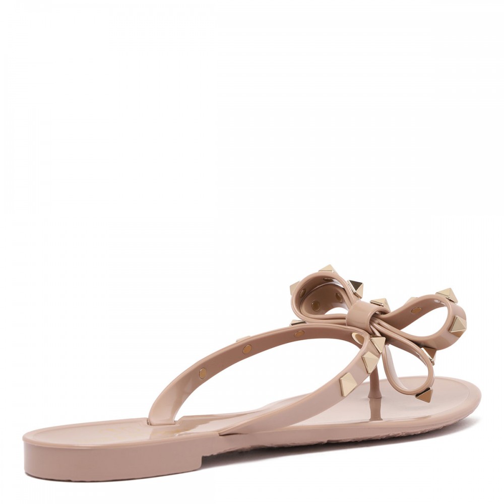 Rockstud rubber thong sandals