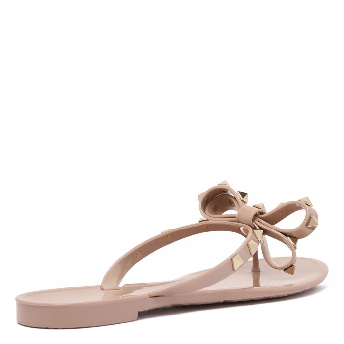 Rockstud rubber thong sandals