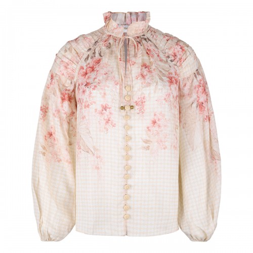 Illuminate billow blouse