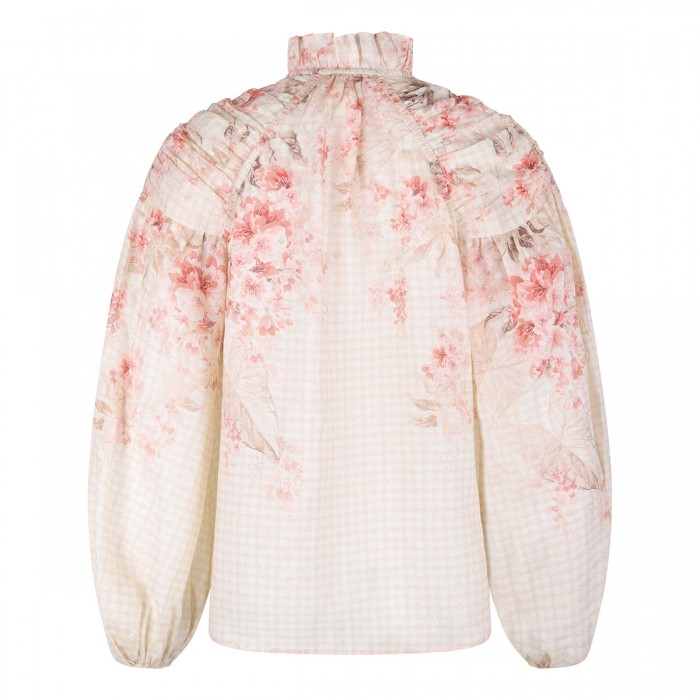 Illuminate billow blouse