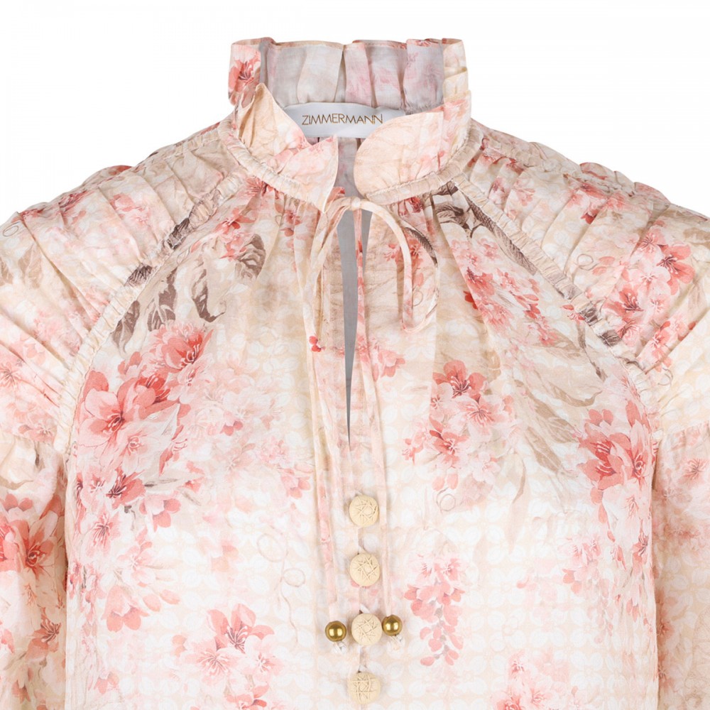 Illuminate billow blouse