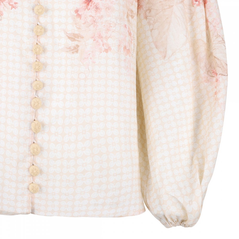 Illuminate billow blouse