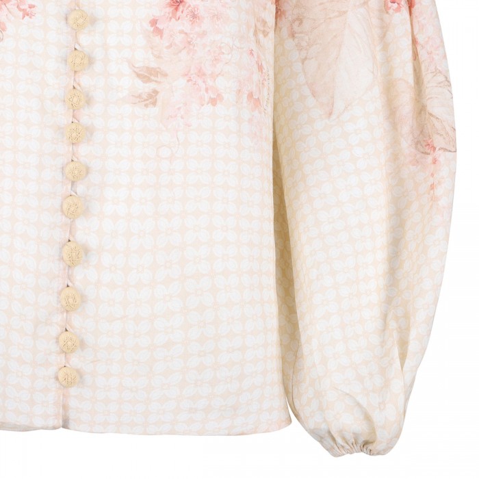 Illuminate billow blouse