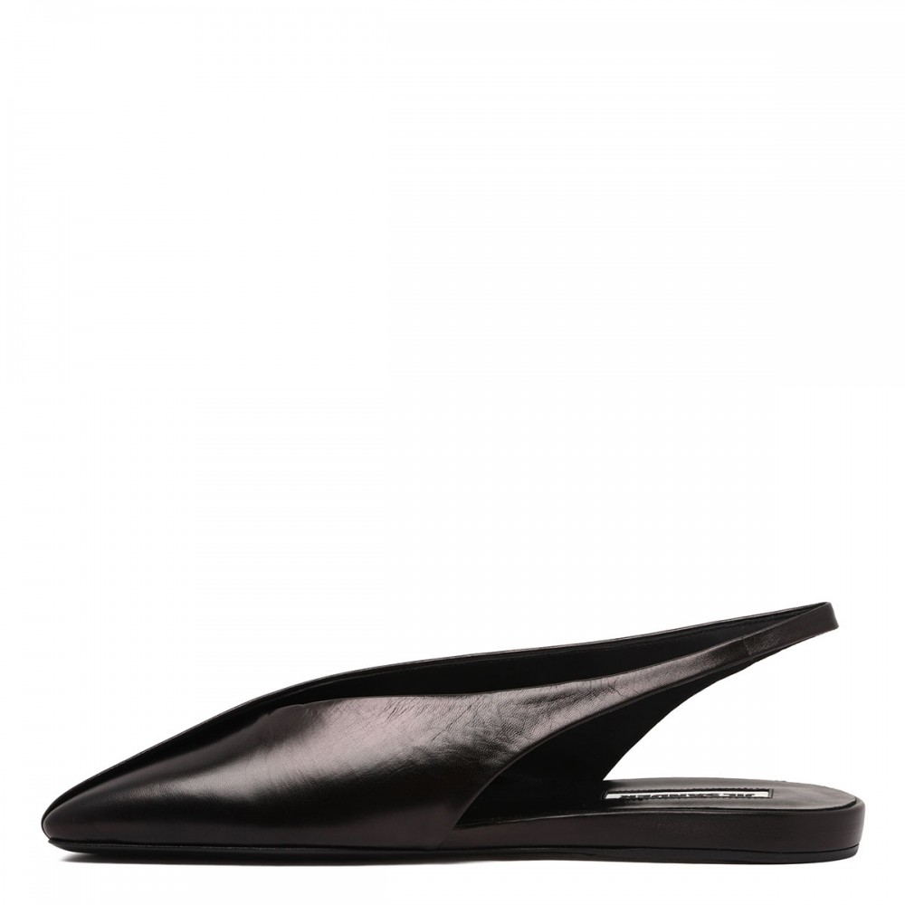 Black slingback ballerinas