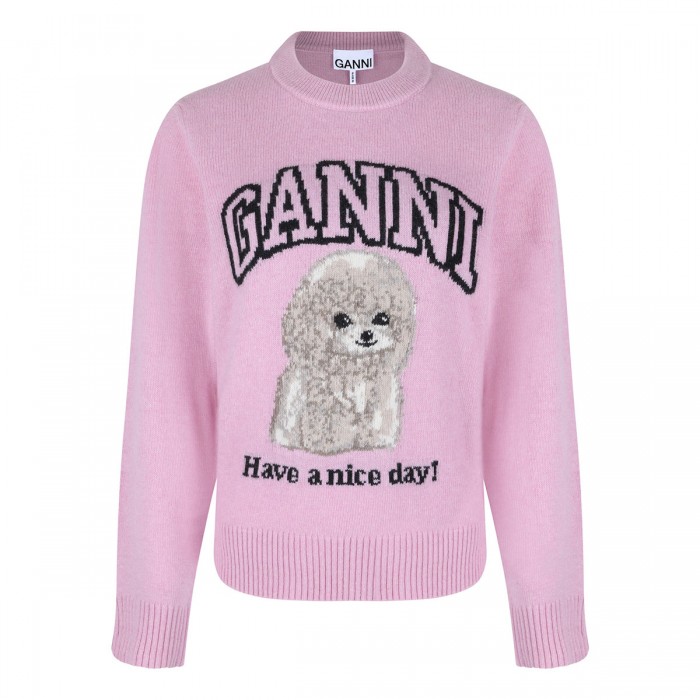 Pink Poodle sweater