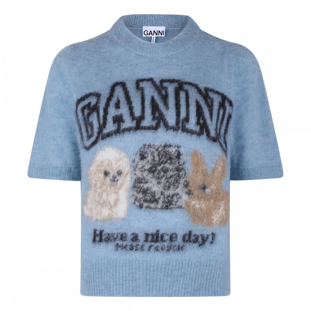 Puppies wool blend top