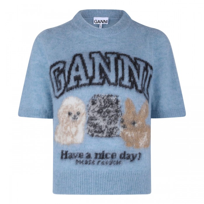 Puppies wool blend top