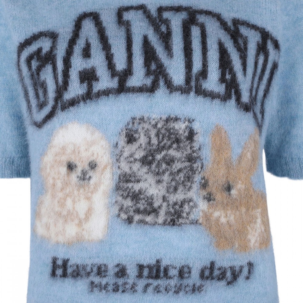 Puppies wool blend top