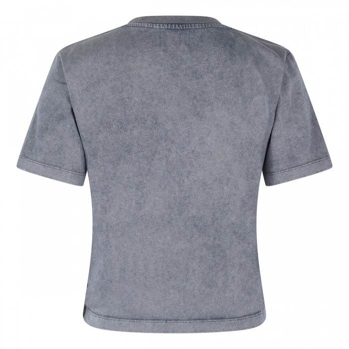 Gray washed heart T-shirt