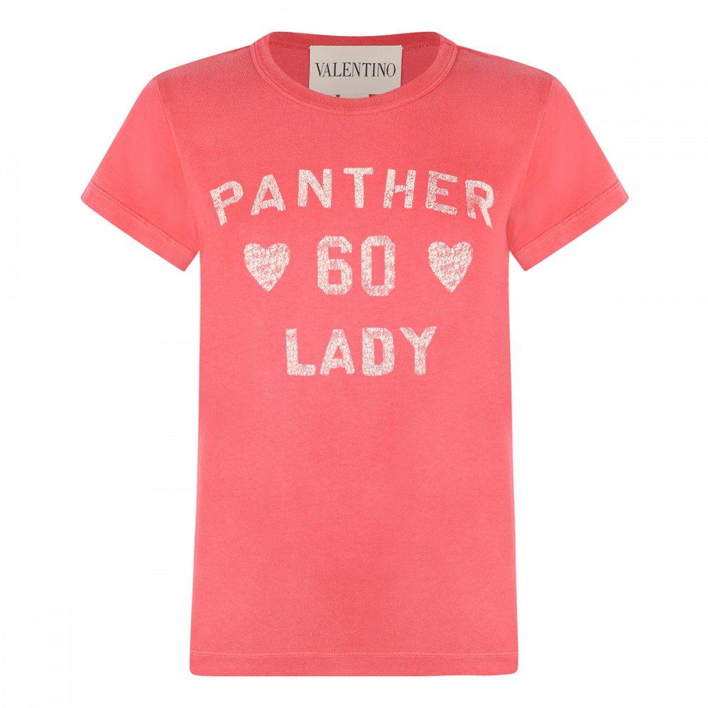 Panther Lady print T-shirt