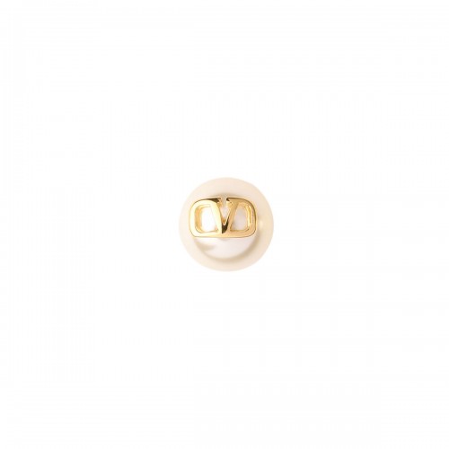 VLogo earrings with pearls 2