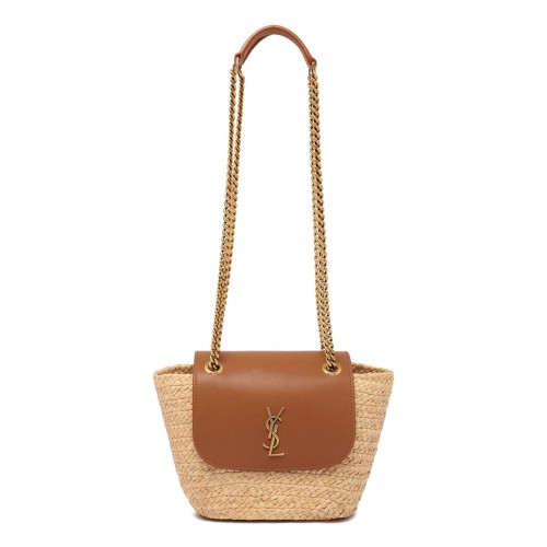 Manon raffia mini shoulder bag