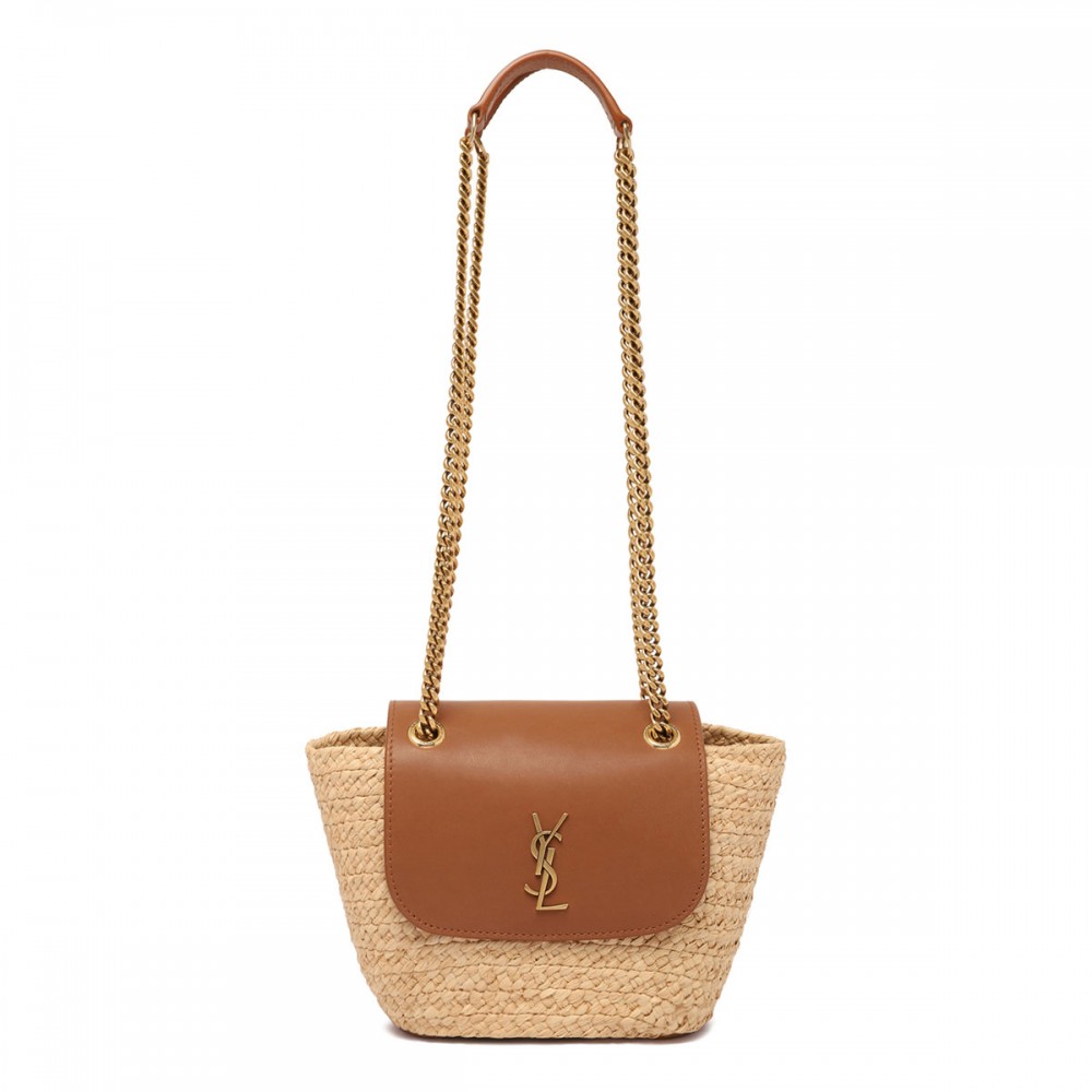 Manon raffia mini shoulder bag