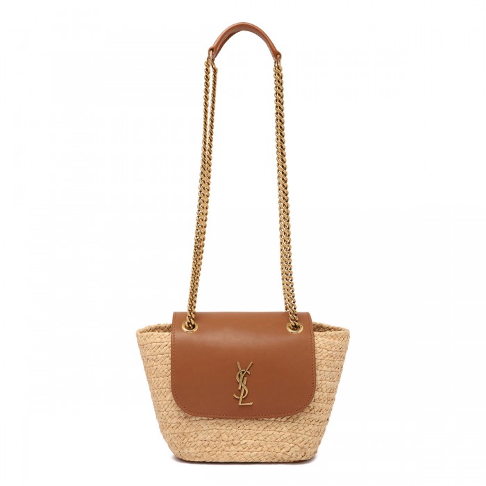 Manon raffia mini shoulder bag