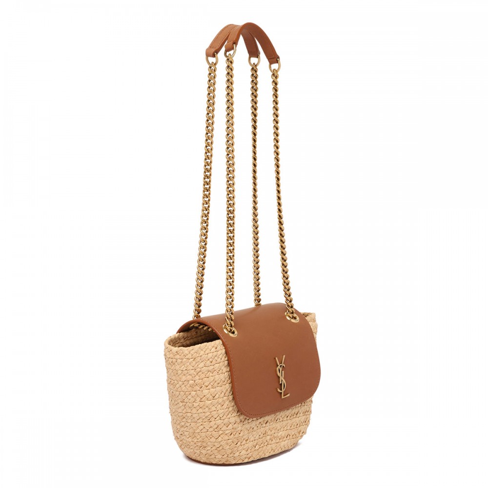 Manon raffia mini shoulder bag