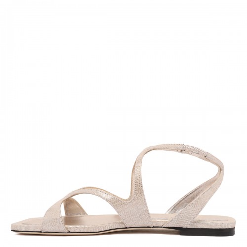 Ayla soft gold flat sandals 2