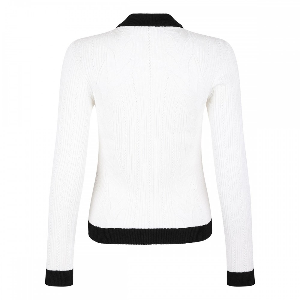 Buttoned knit cardigan