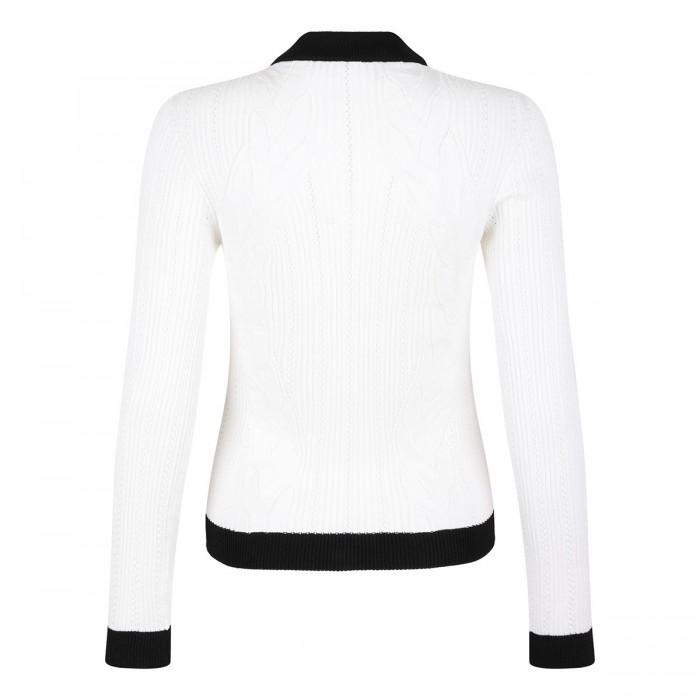 Buttoned knit cardigan