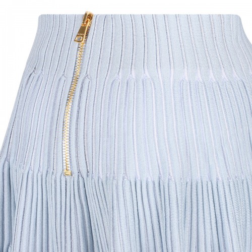 A-line textured knit skirt 2