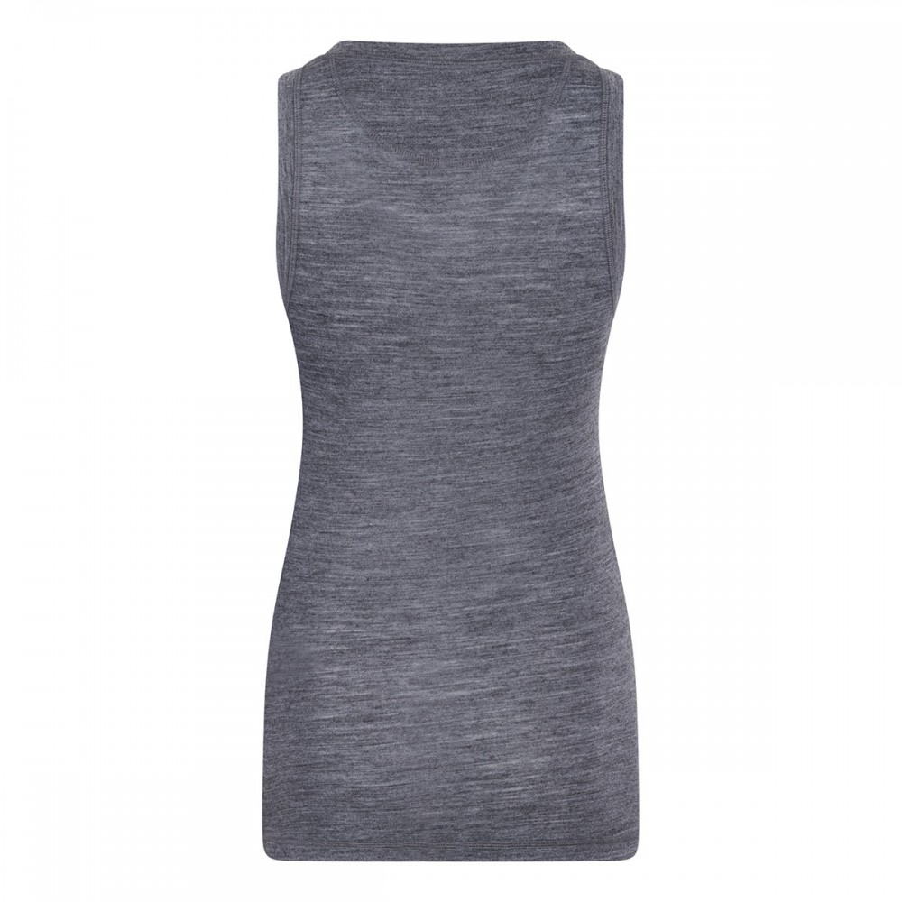 Dark gray wool blend top