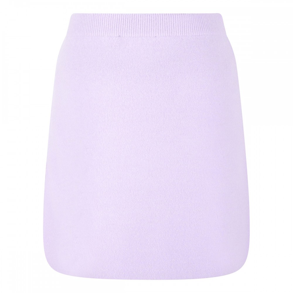 Lilac crystal trim skirt