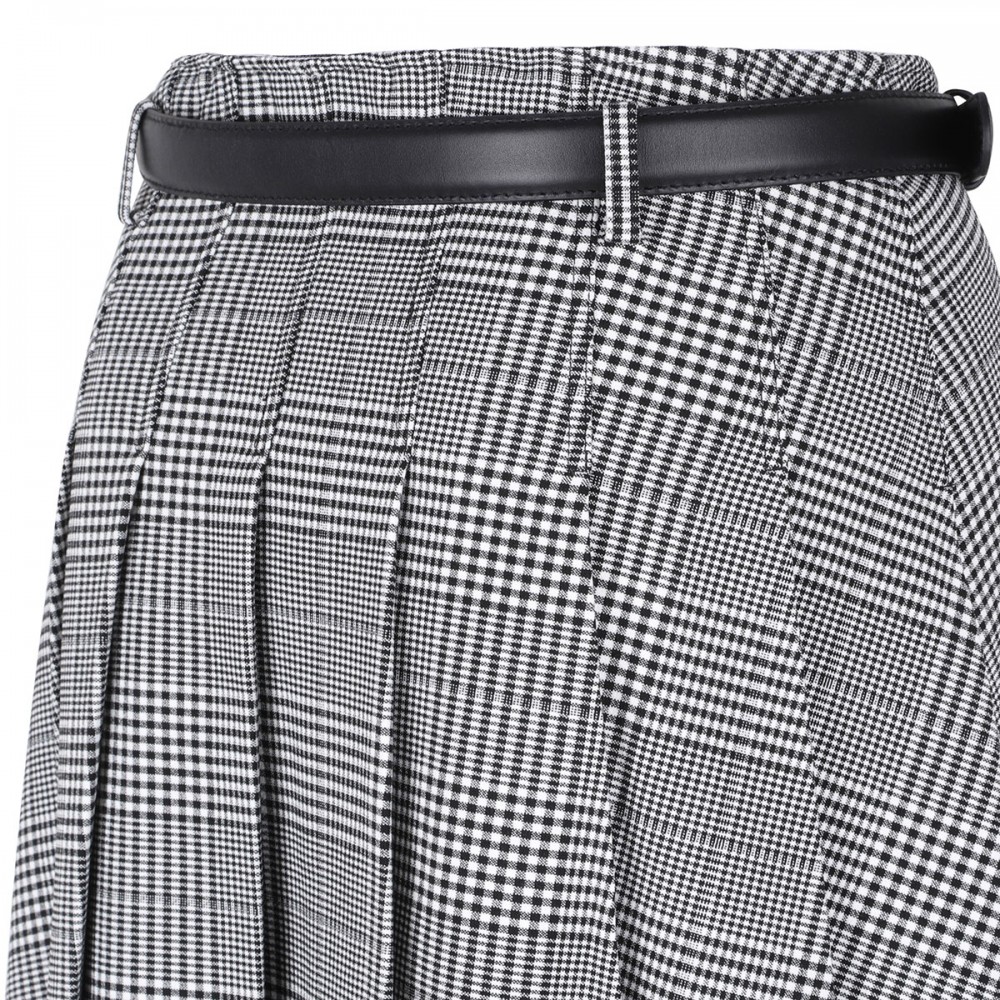 Prince of Wales midi skirt