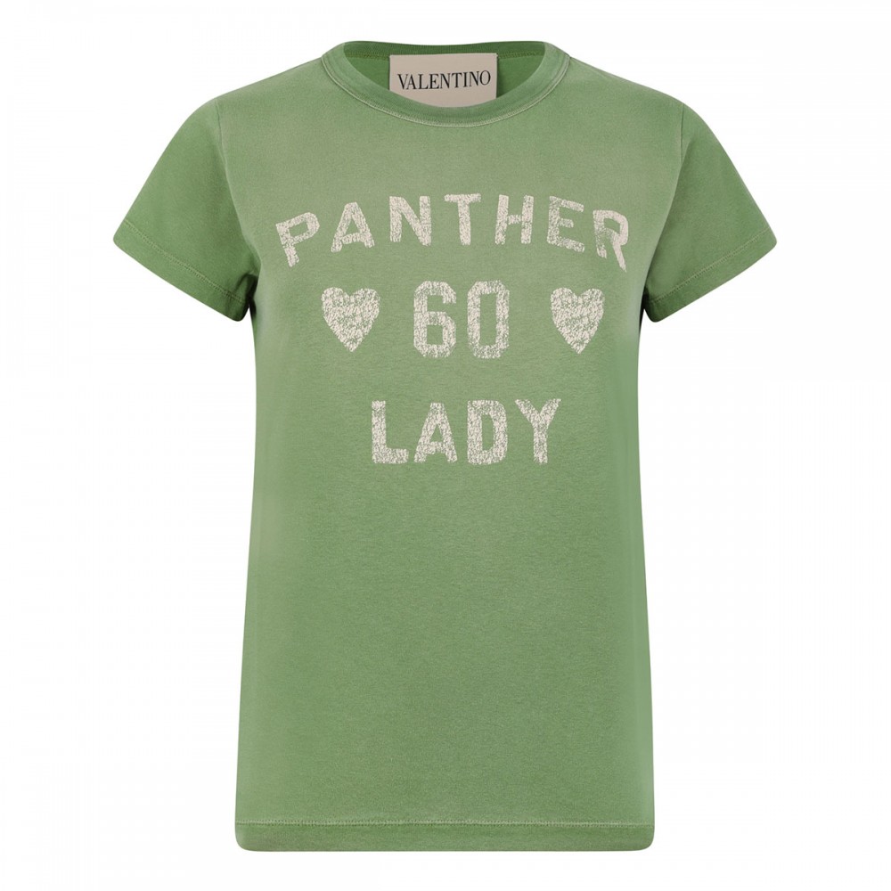 Panther Lady print T-shirt