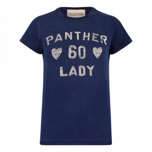 Panther Lady print T-shirt