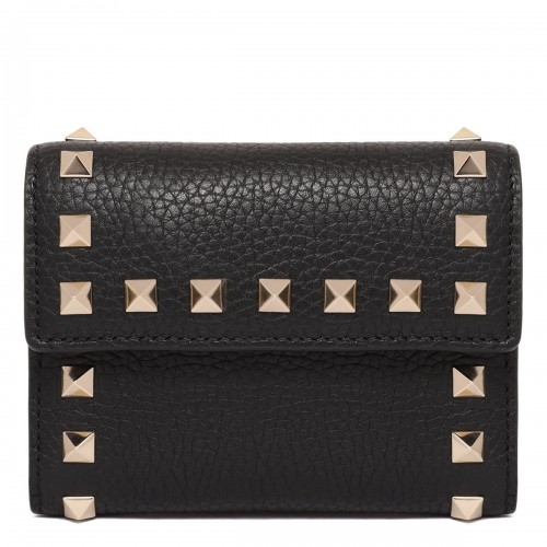 Rockstud trifold wallet