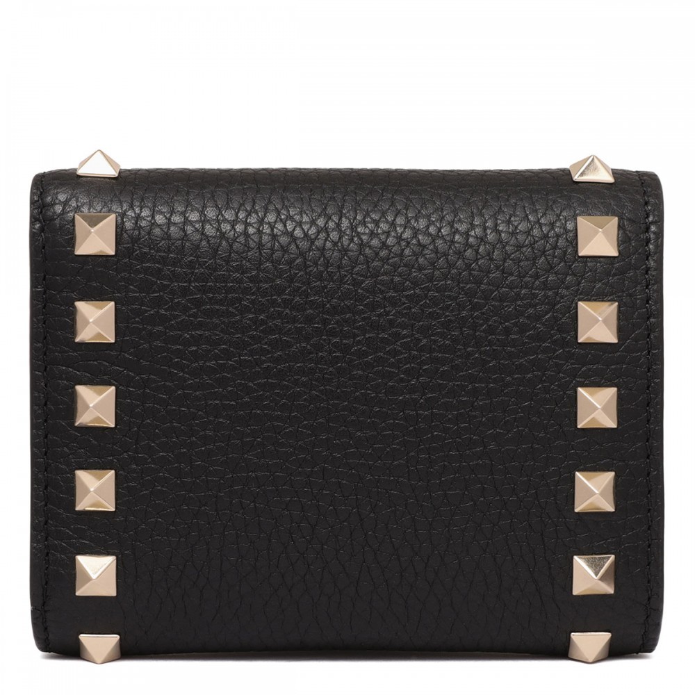 Rockstud trifold wallet