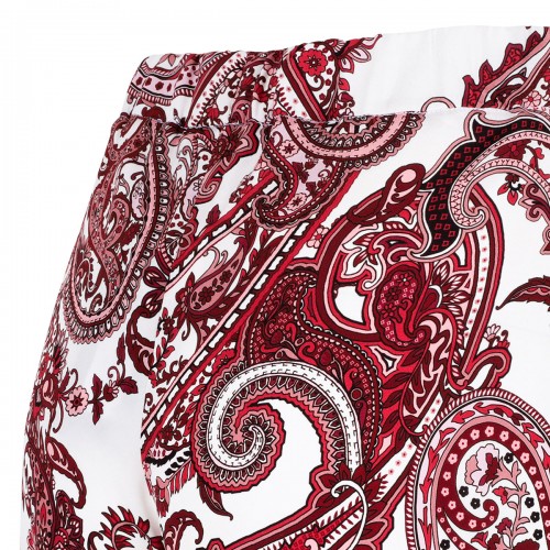 Paisley print silk pants 2