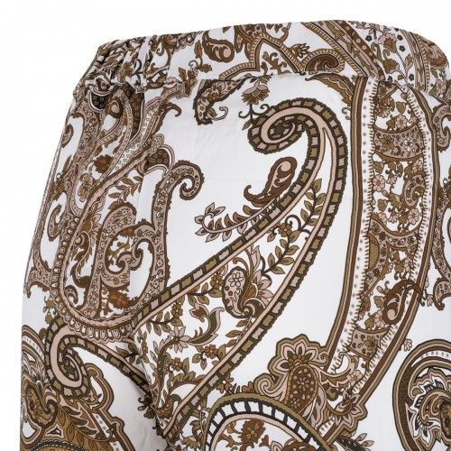 Paisley print silk pants 2