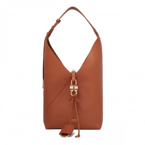 V-shaped M hobo bag