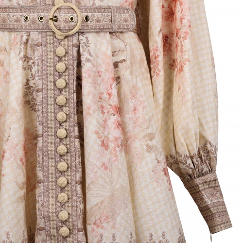 Illuminate buttoned mini dress 2