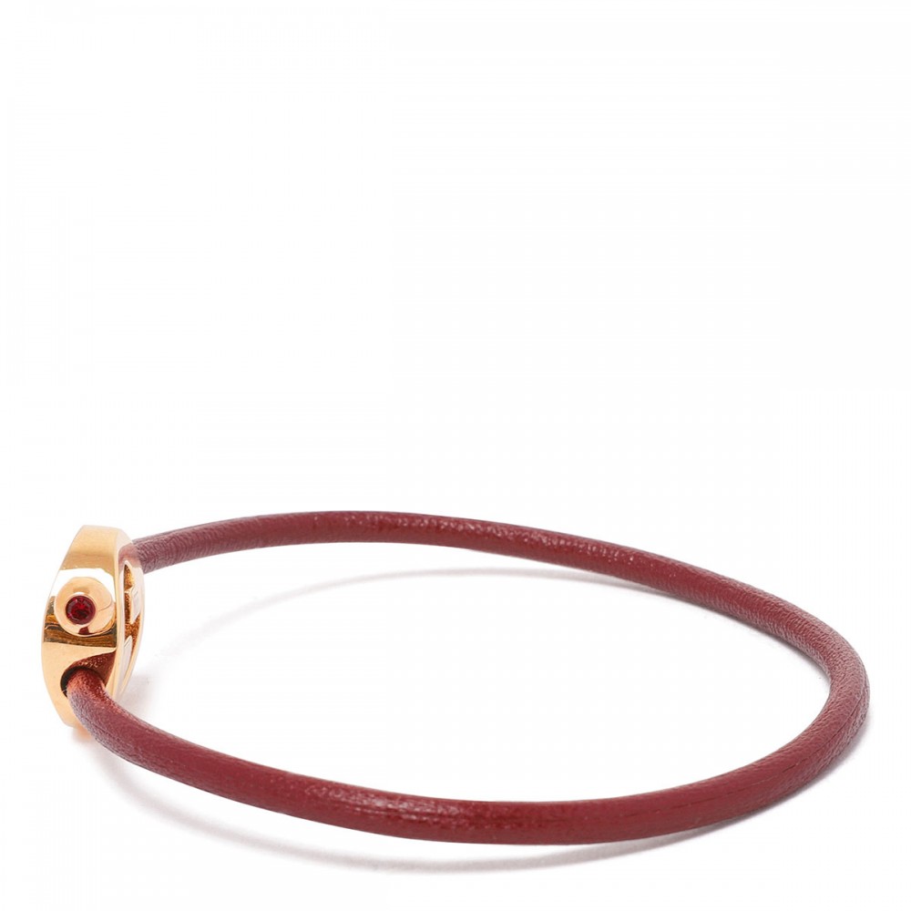 Round Interlocking G bracelet