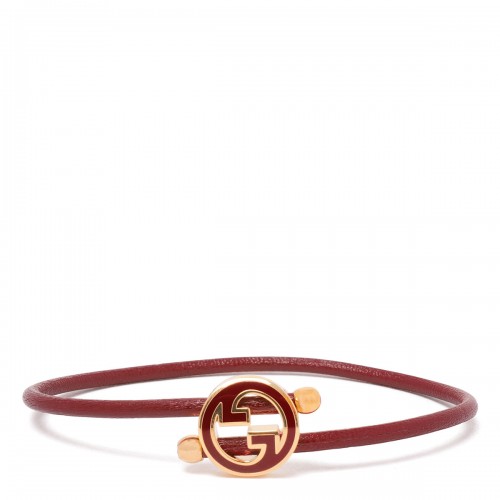 Round Interlocking G bracelet
