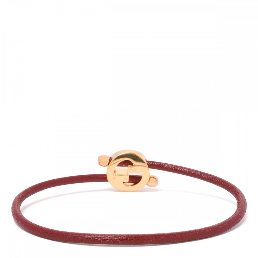 Round Interlocking G bracelet