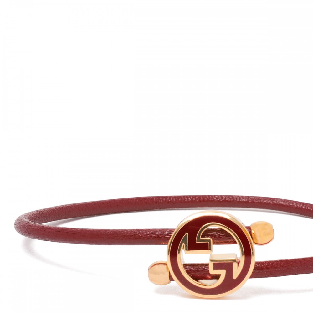 Round Interlocking G bracelet