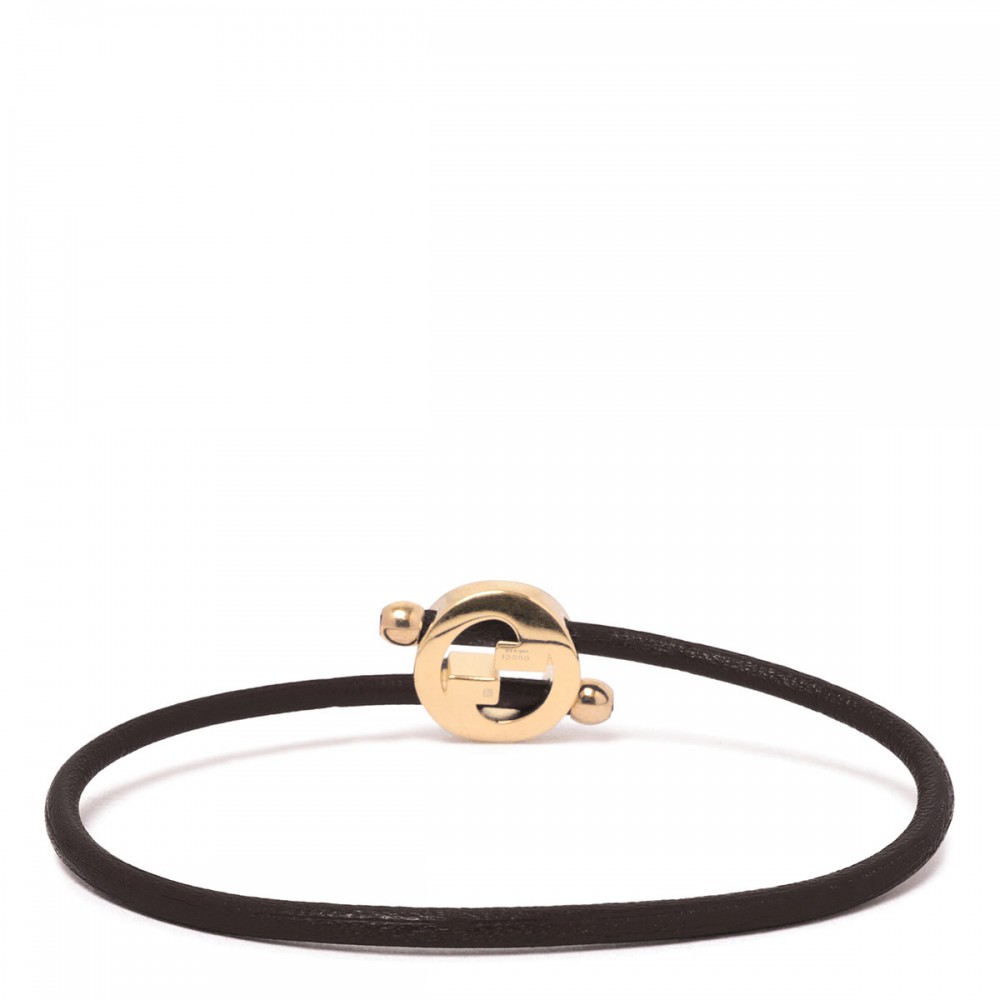 Round Interlocking G bracelet