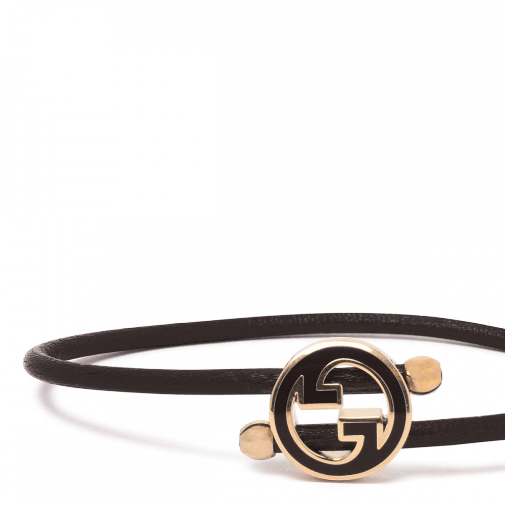 Round Interlocking G bracelet