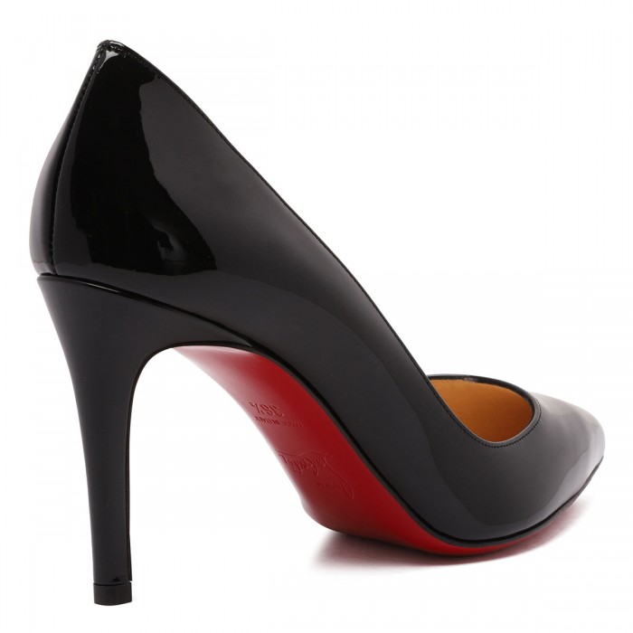 Pigalle 85 black patent pumps