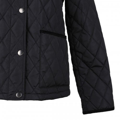 Cropped quilted nylon jacket 2