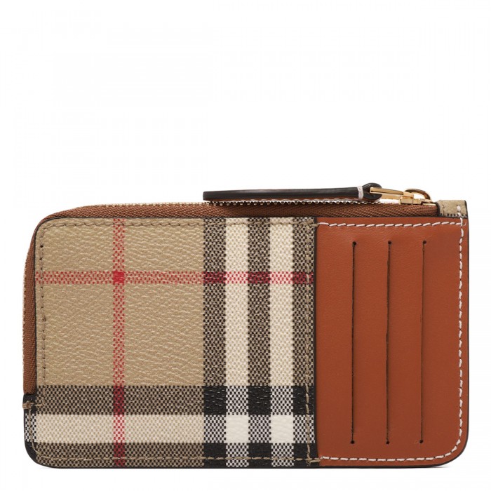 Check zipped card case