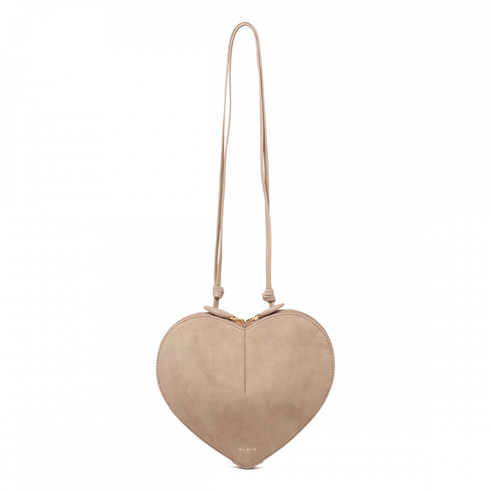 Le Coeur suede leather bag