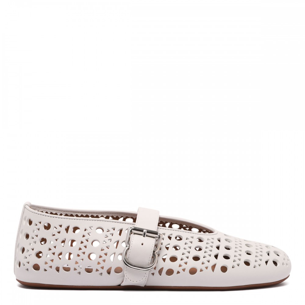 Vienne leather ballerinas