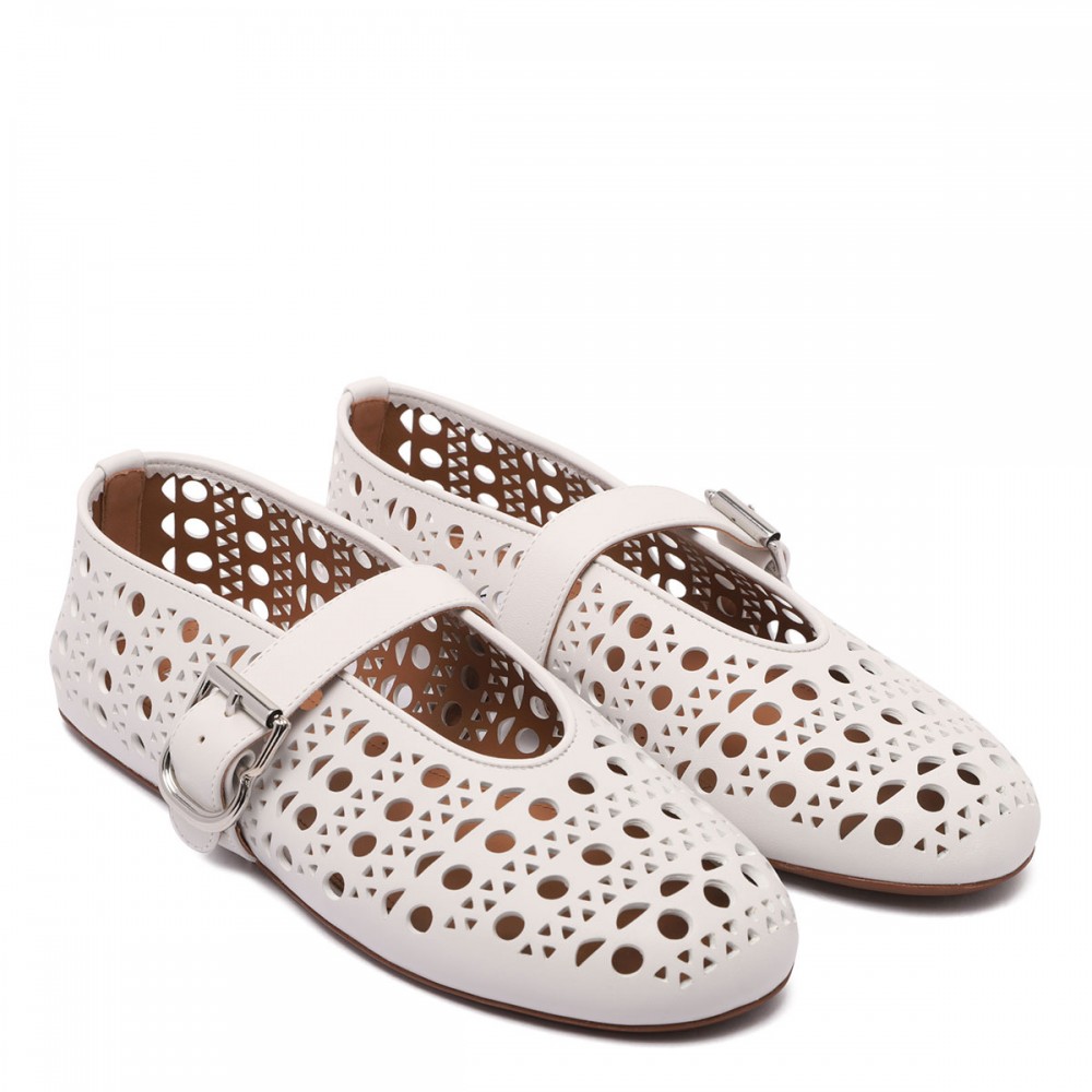 Vienne leather ballerinas