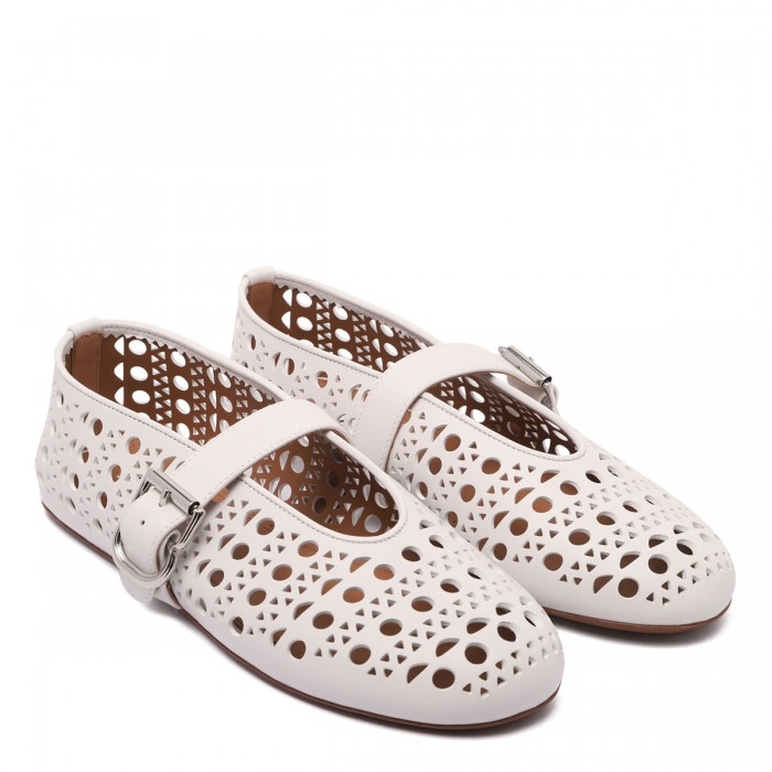 Vienne leather ballerinas