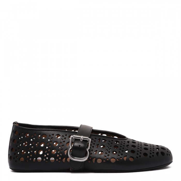 Vienne leather ballerinas