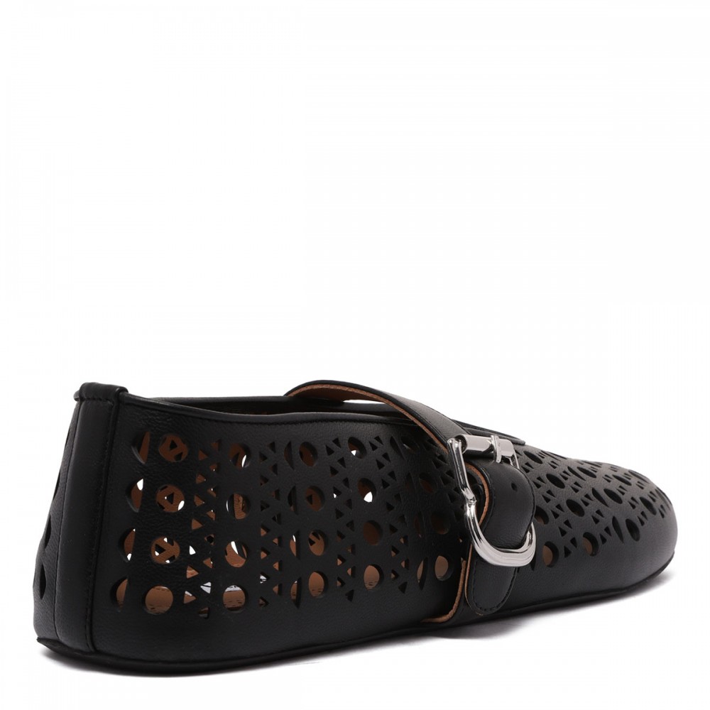 Vienne leather ballerinas